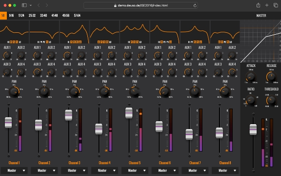Thumbnail Mixing Console Demo